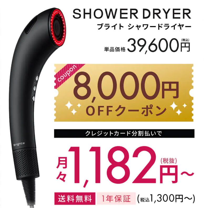 Brighte SHOWER DRYER商品画像